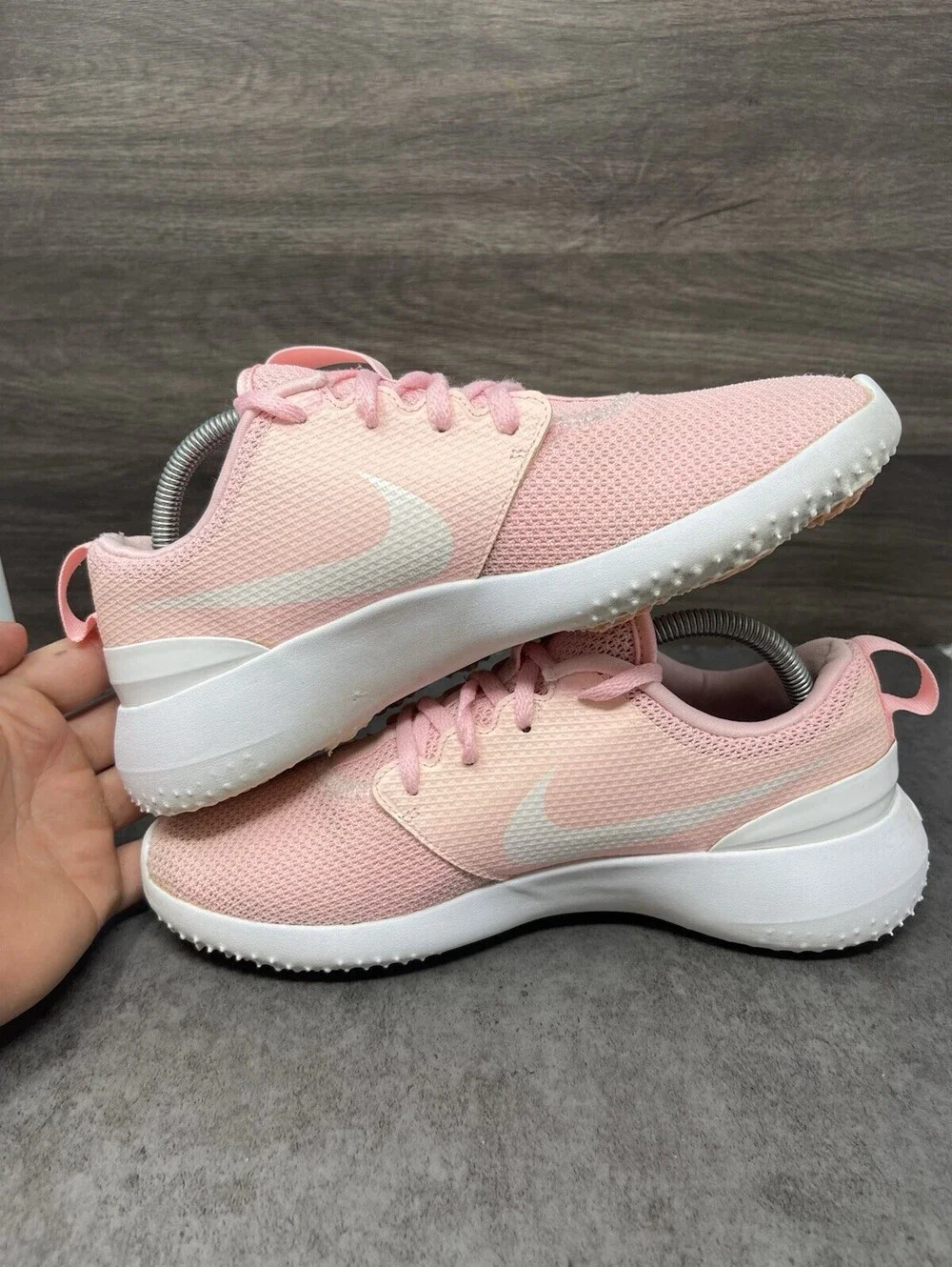 Nike Roshe G Golf Shoes Womens Size 9 Pink White Sneakers AA1851-600